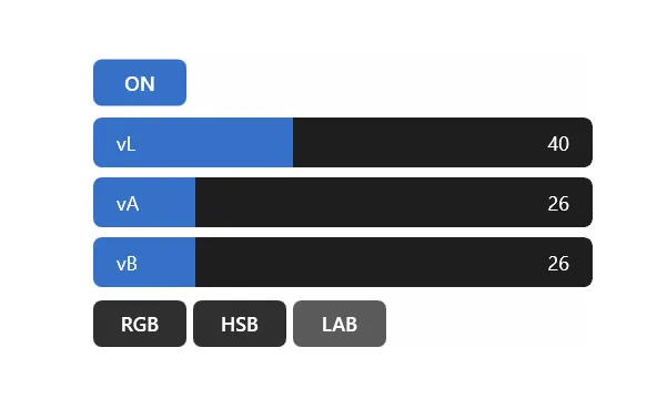 Blask color variation controls randomizing stroke color